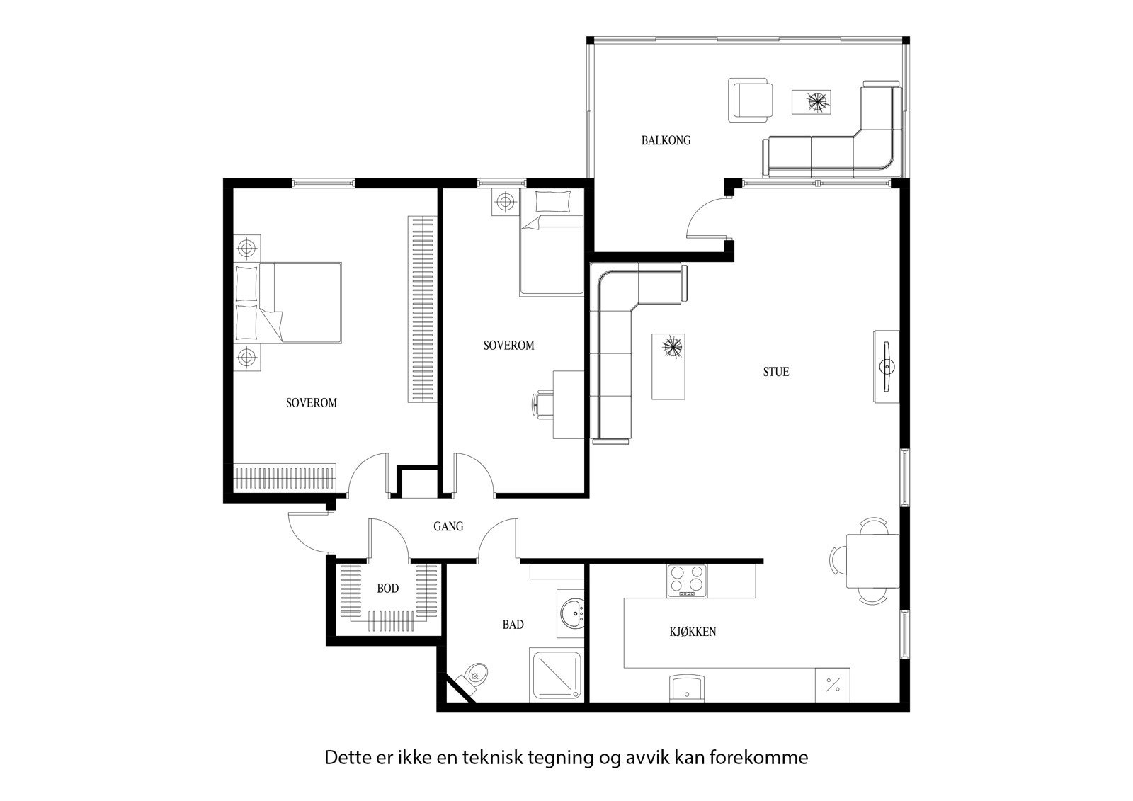 Plantegning Galleribilde