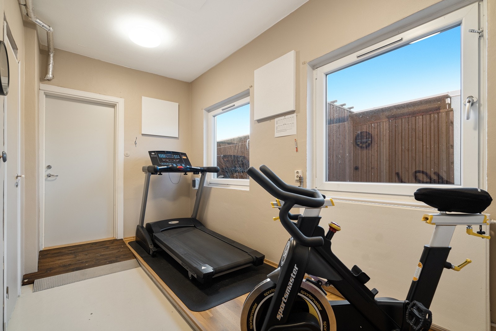 Bygget byr på fine fellesområder, herunder trimrom. Galleribilde