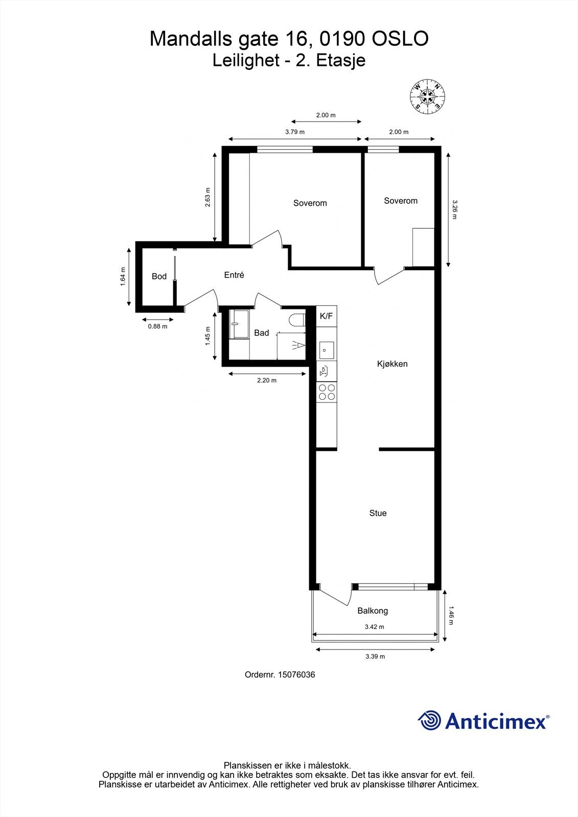 Plantegning Galleribilde