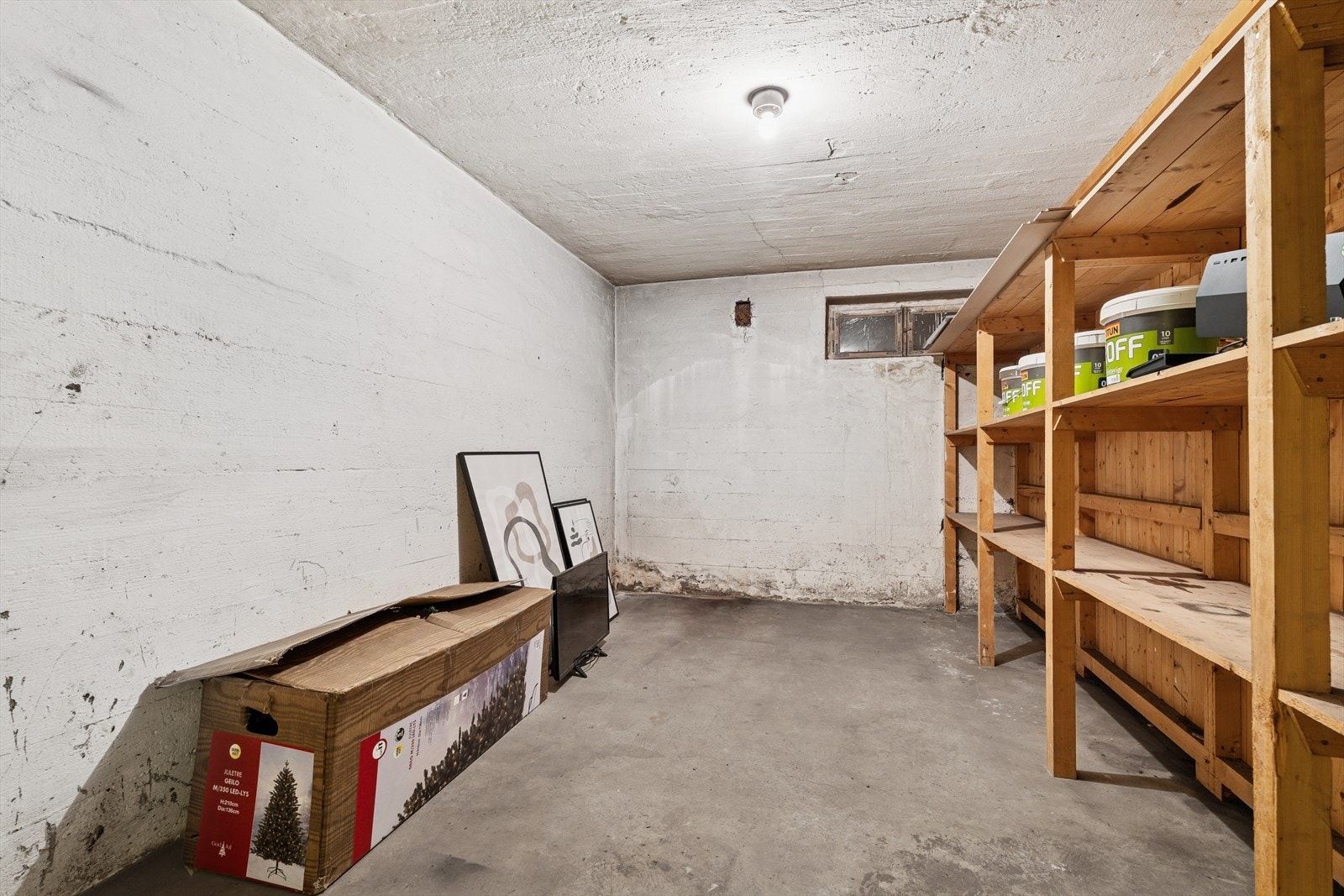 Kjellerboden er ca. 11 kvm. Galleribilde