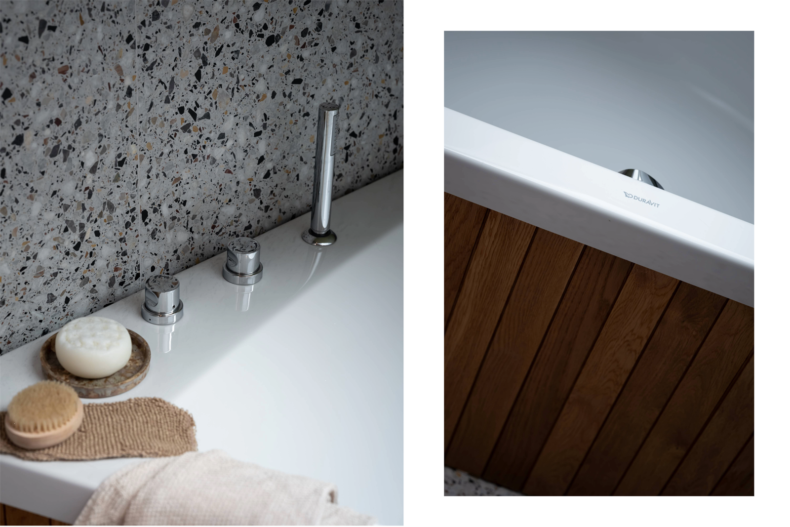 Det ble samtidig satt inn et badekar fra Duravit. Varmtvann er for øvrig inkludert i fellesutgiftene Galleribilde
