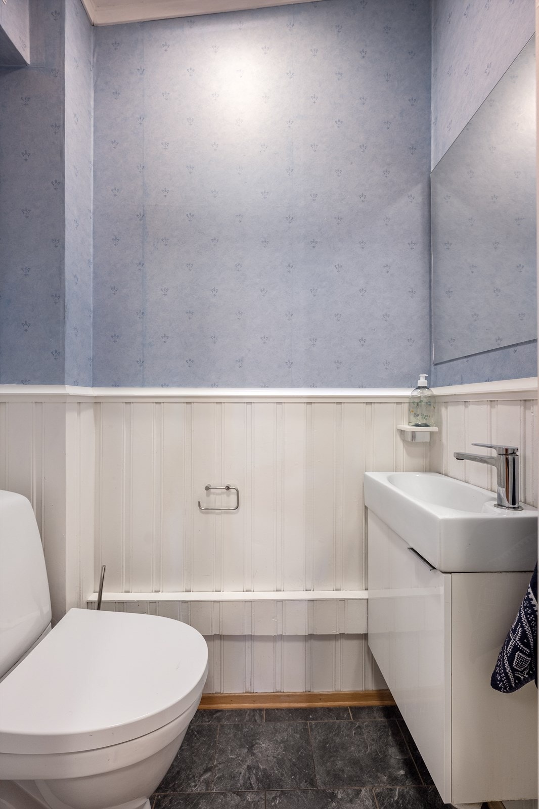 Fra entréen er det adkomst til et toalettrom. Galleribilde