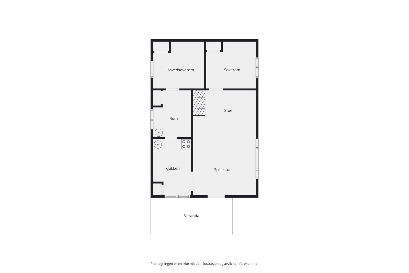 Plantegning Galleribilde