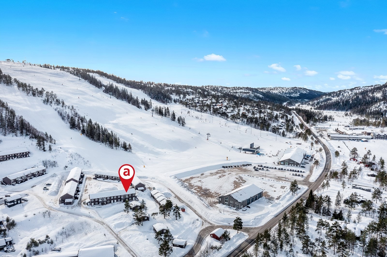 Det er ca. 15 - 20 minutter til Treungen med butikker, kafé, bank og lignende. Galleribilde