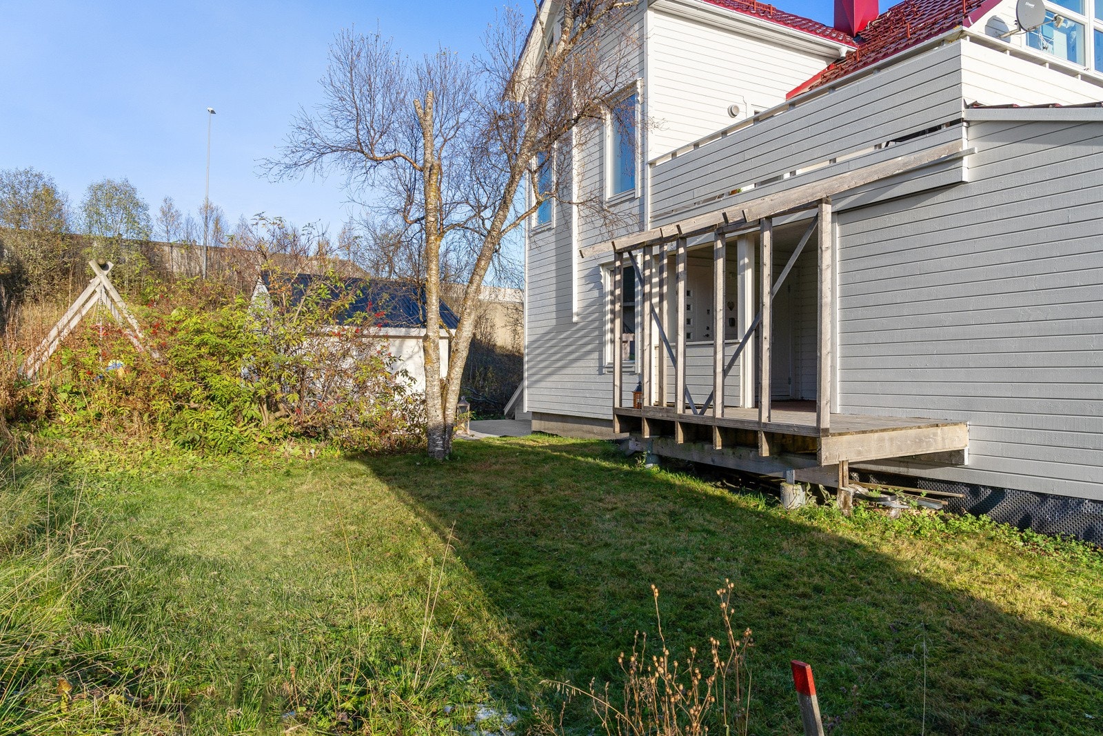 Flott hageområde. Galleribilde