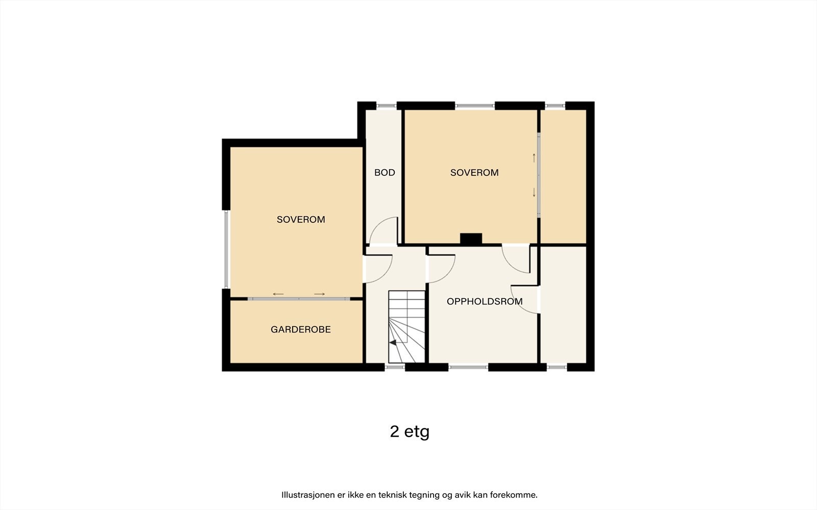 Plantegning 2. etasje. Galleribilde