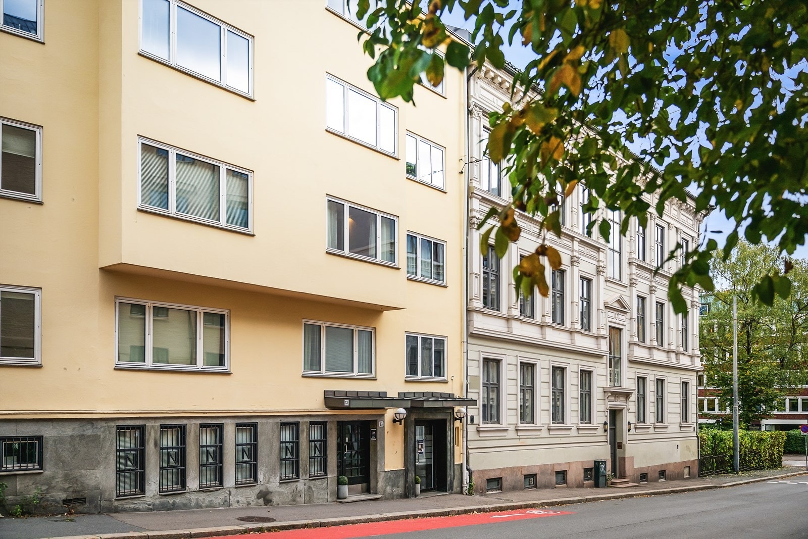 Fasaden til Uranienborgveien 13. Galleribilde