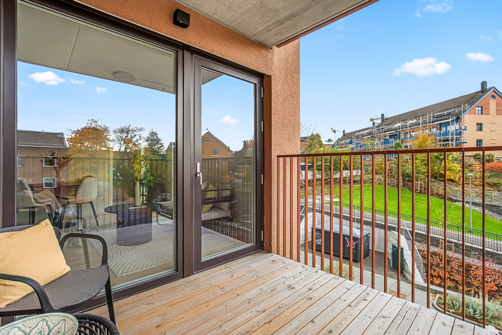 Stor balkong på 6kvm Galleribilde