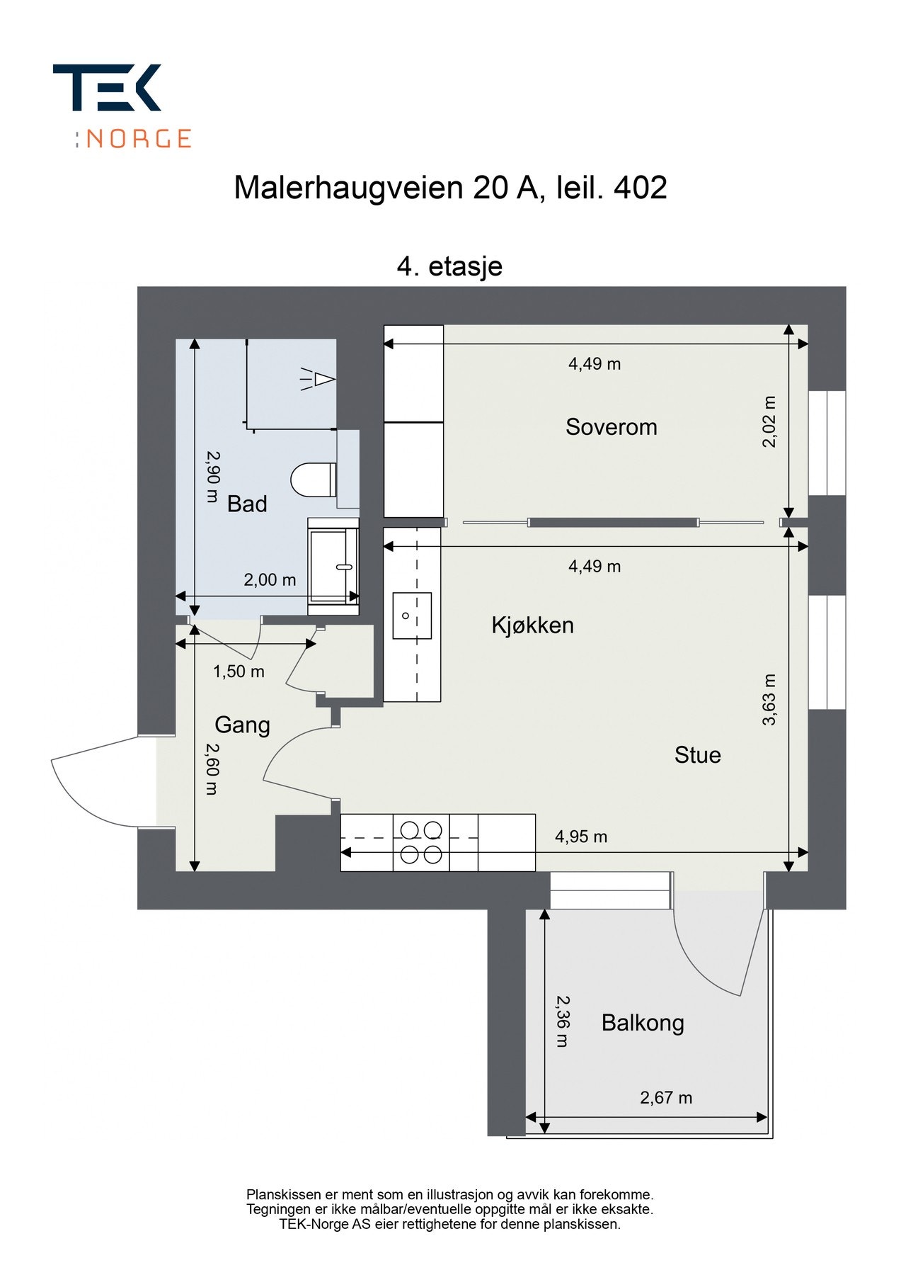 Plantegning Galleribilde