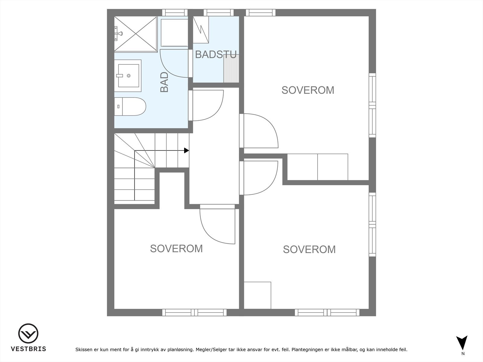 Plantegning - 2. etasje. Galleribilde