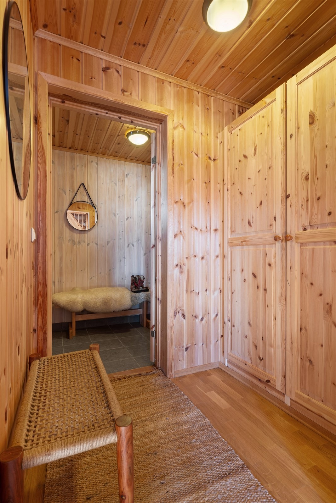 Flislagt vindfang med varmekabler Galleribilde