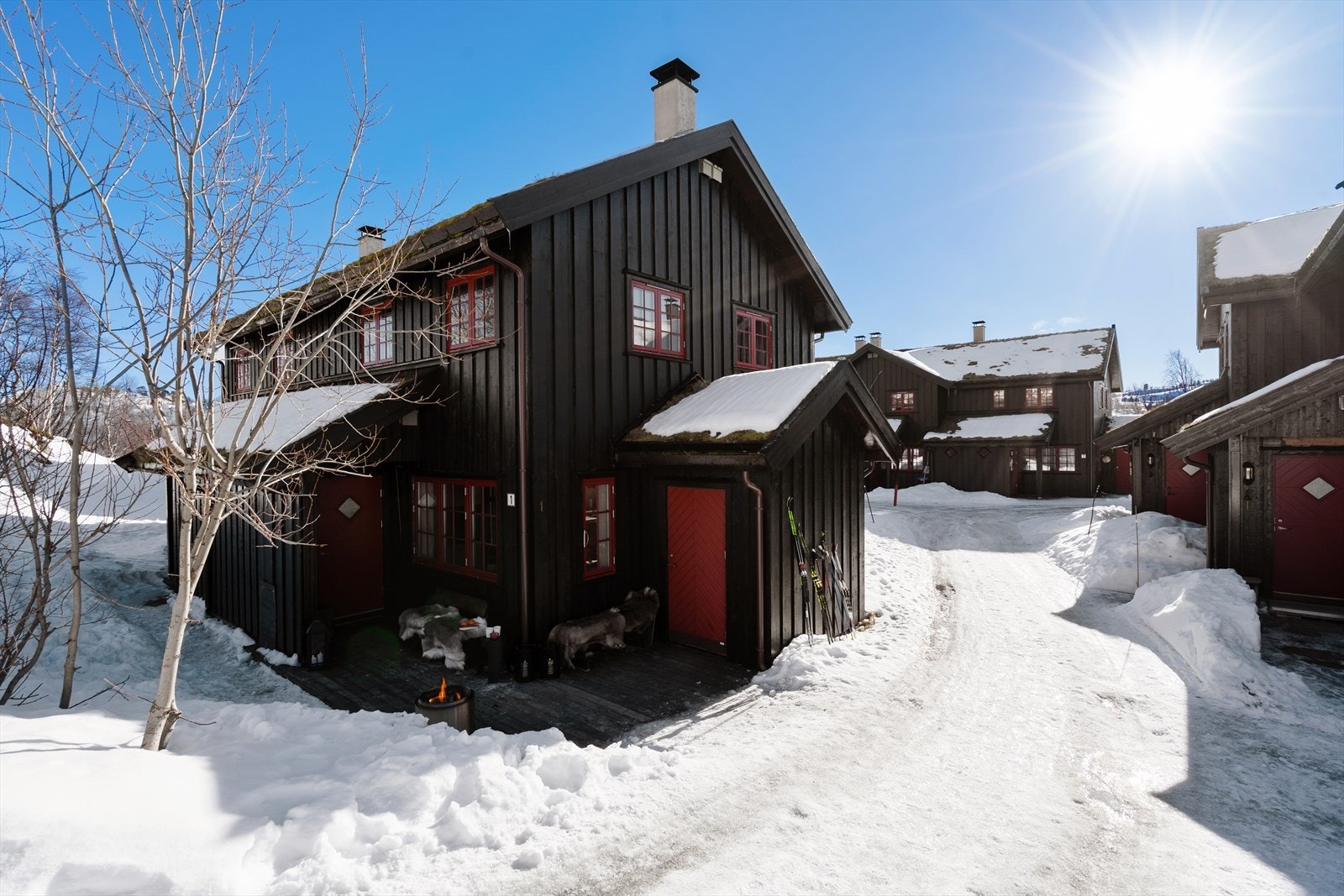Inngang til utvendig bod Galleribilde