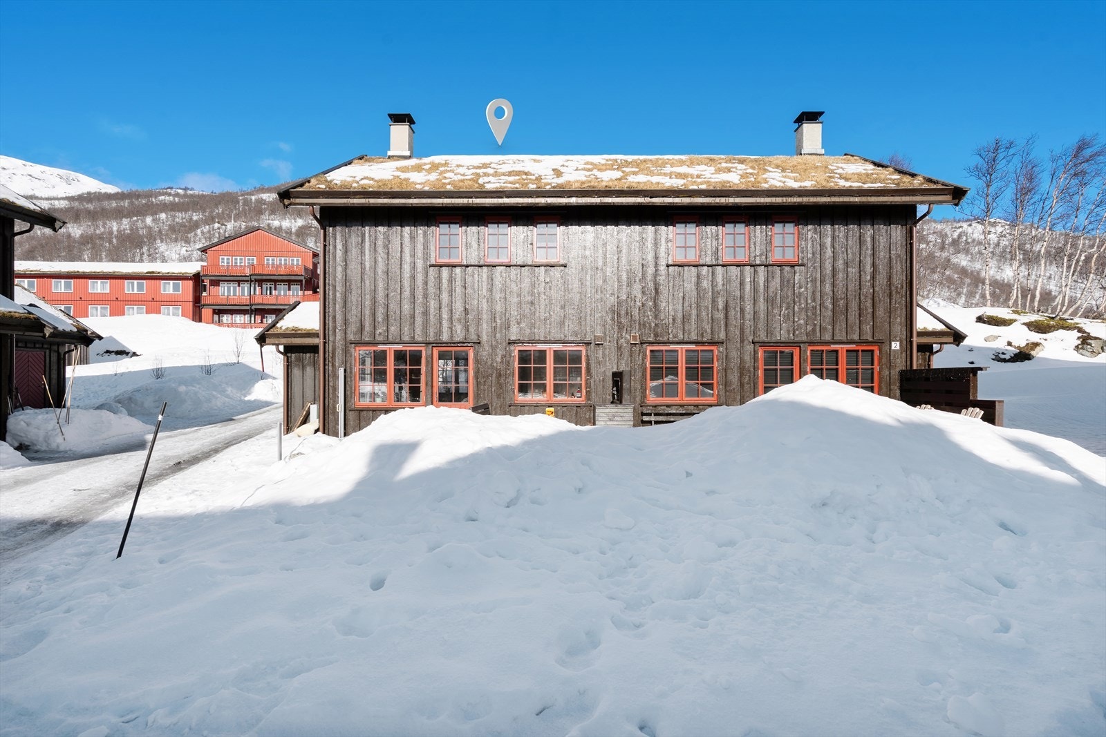 Innholdsrik del av duohytte Galleribilde