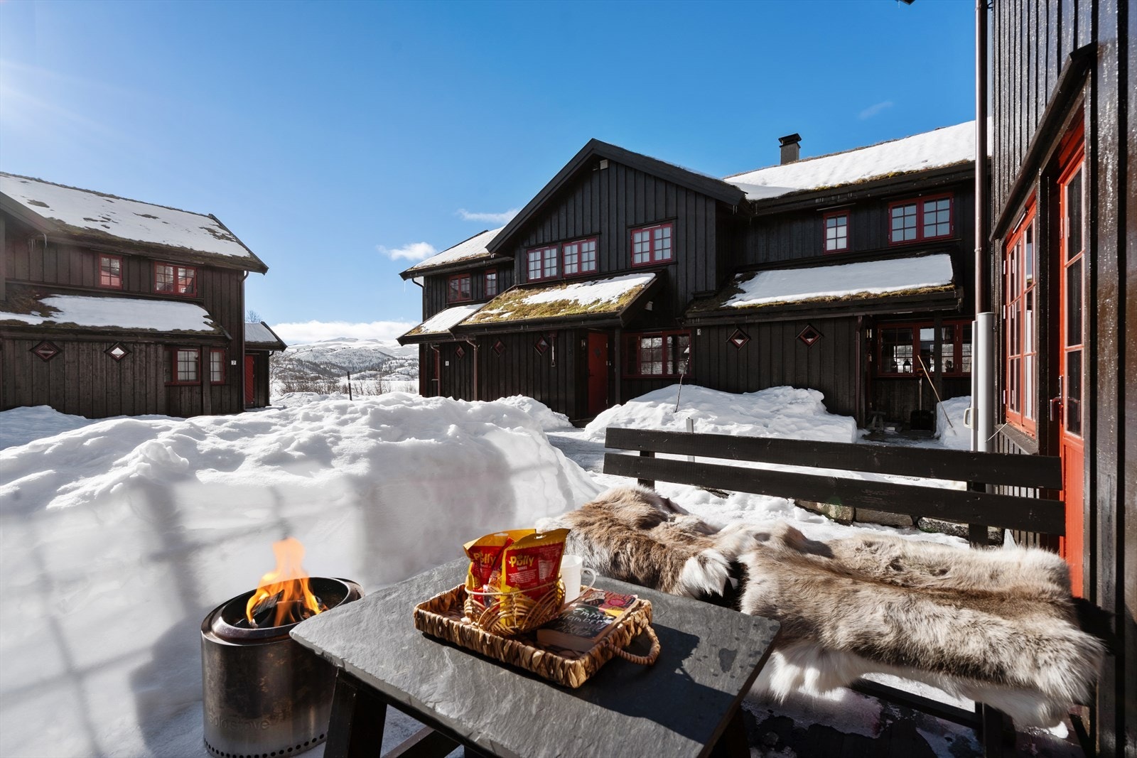 Utsikt fra terrassen Galleribilde