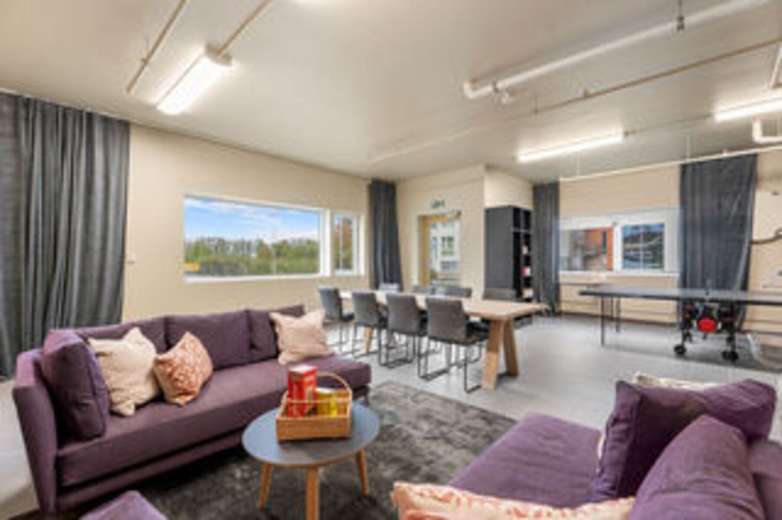 Sameiet har flotte fellesarealer som disponeres av beboerne. Galleribilde