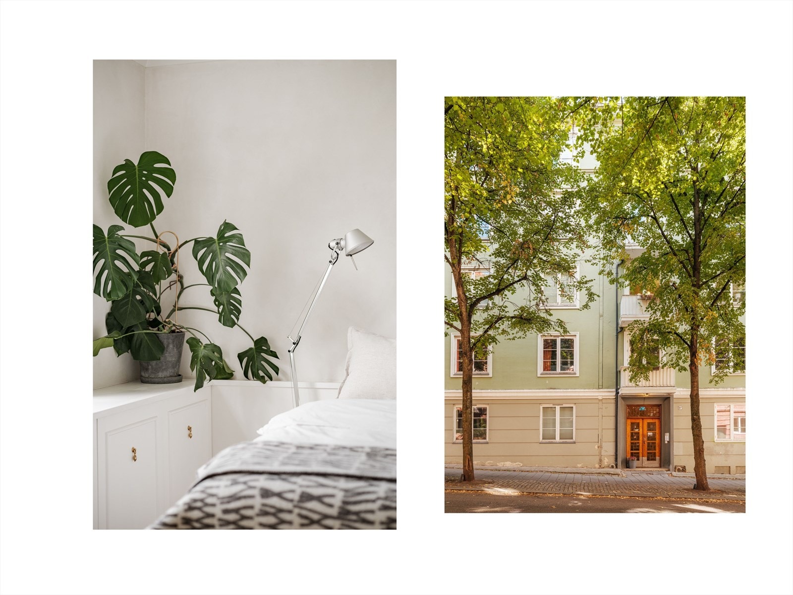 Her bor man i en stille, enveiskjørt gate i et veletablert boligområde. Galleribilde