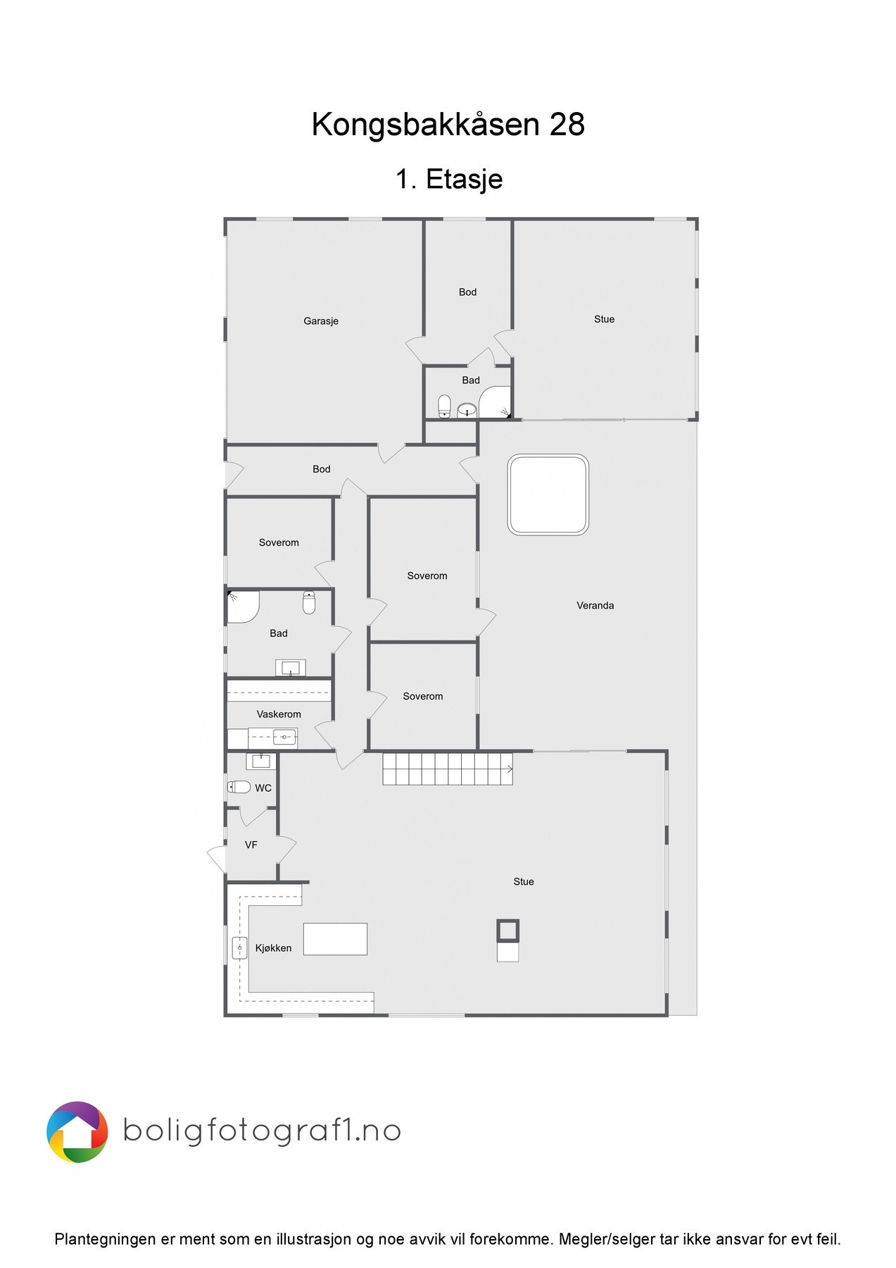 Plantegning Galleribilde