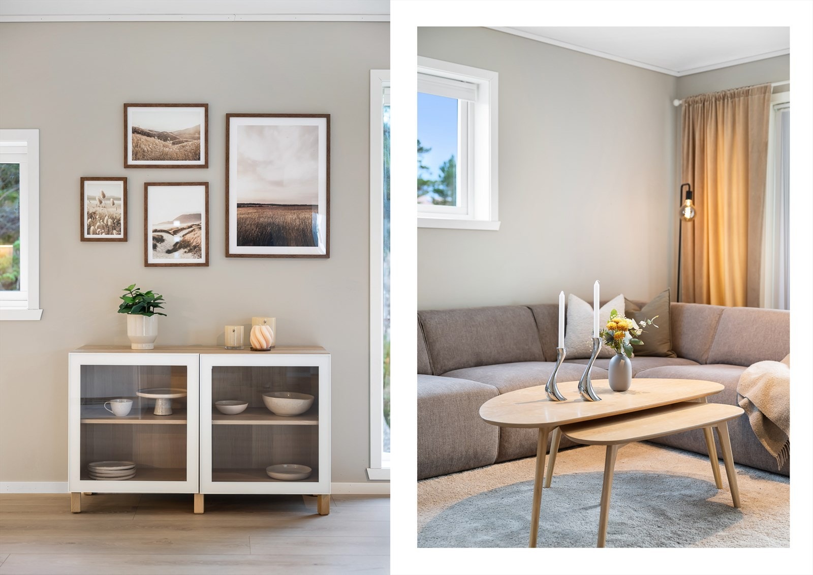 Detaljer stue. Galleribilde