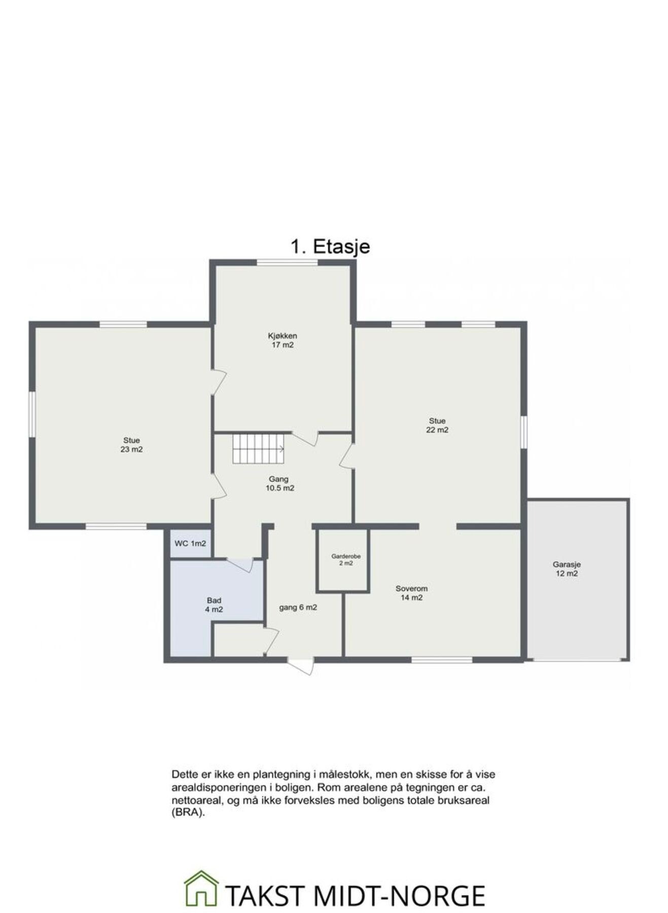 Planskisse Galleribilde