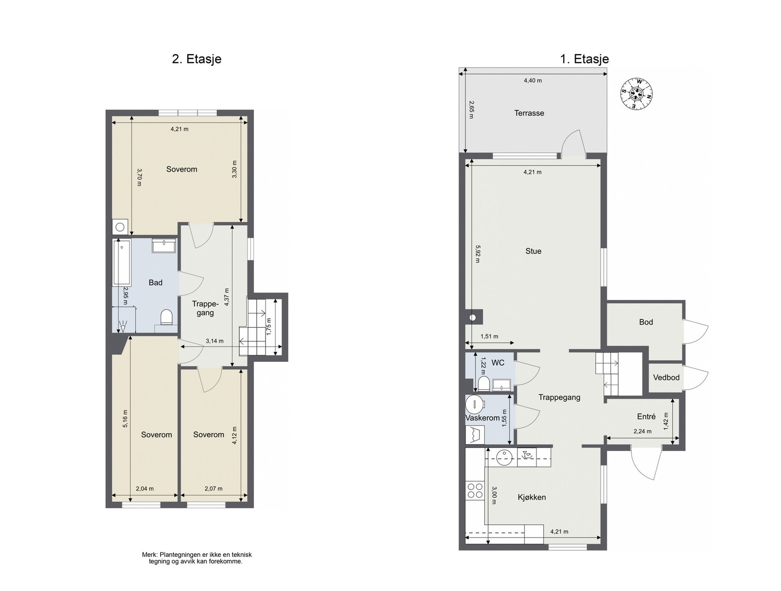 Plantegning Galleribilde