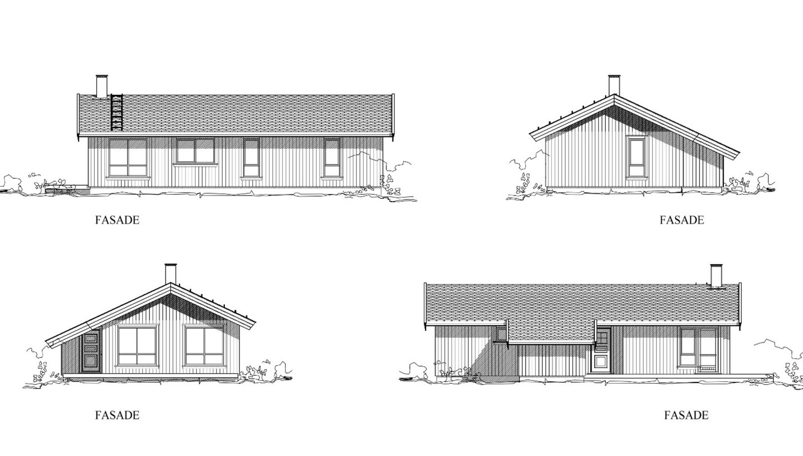 Her får du en stilren fasade med fokus på komfort og fjellfølelse. Galleribilde