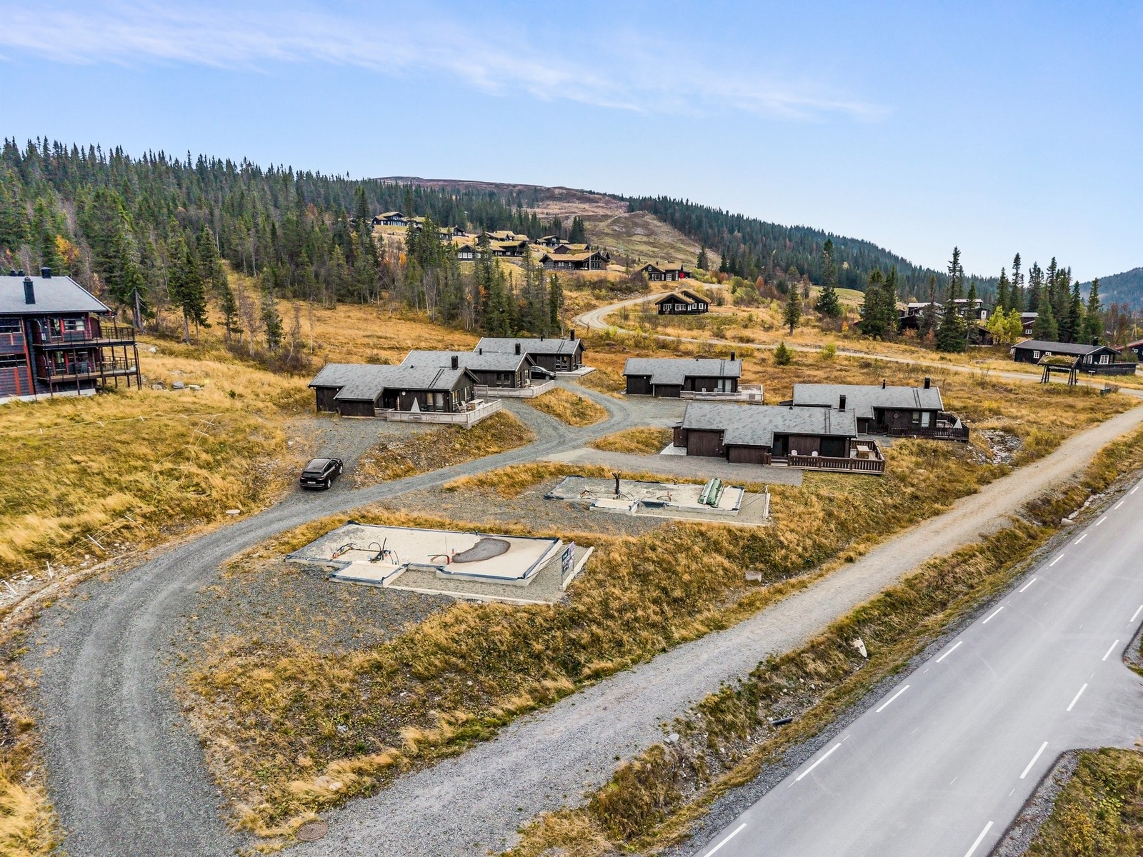 Nydelig utsyn over landskapet. Galleribilde