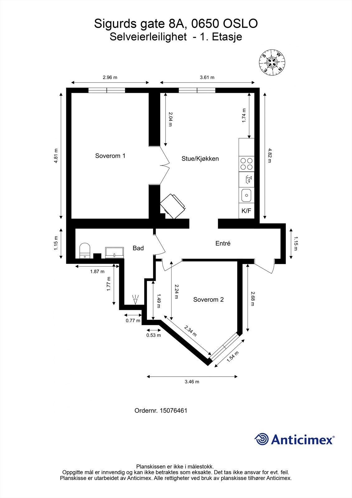 Plantegning Galleribilde