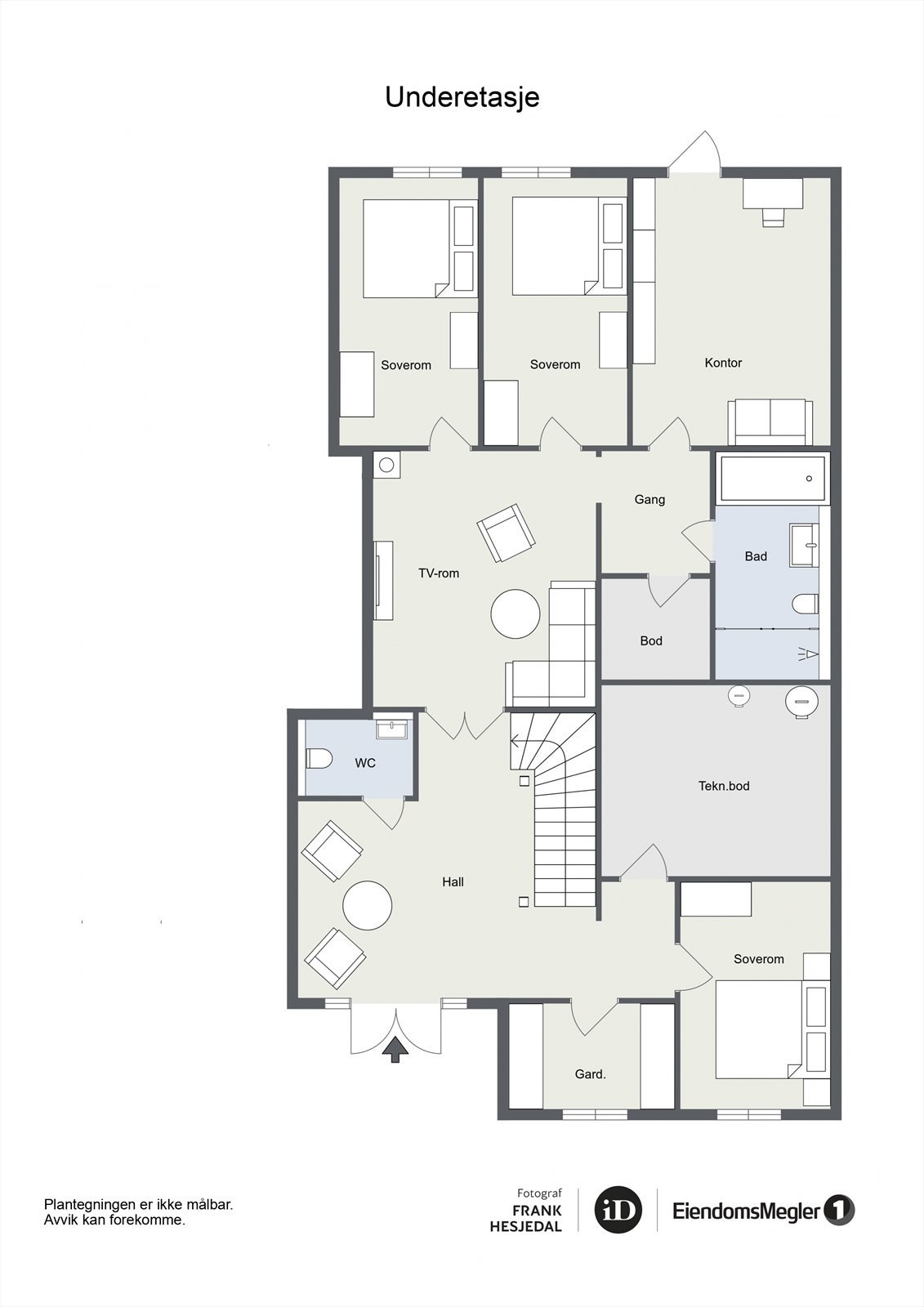 Plantegning - 1. etasje Galleribilde