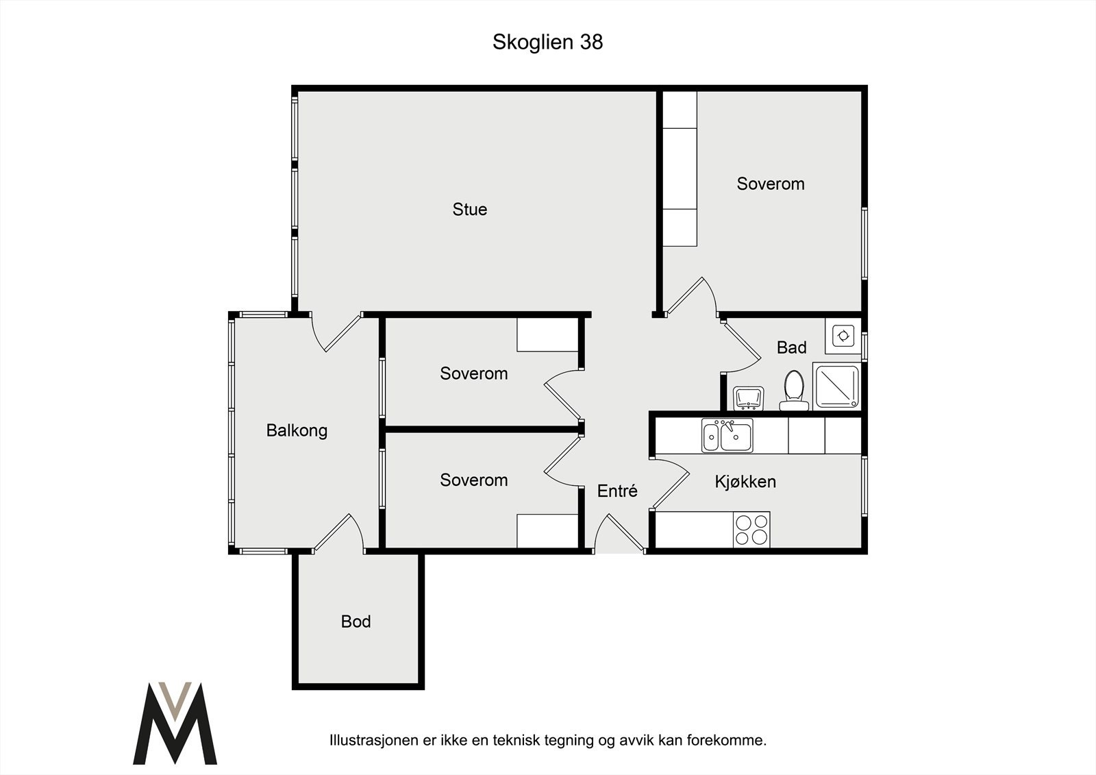 Plantegning Galleribilde
