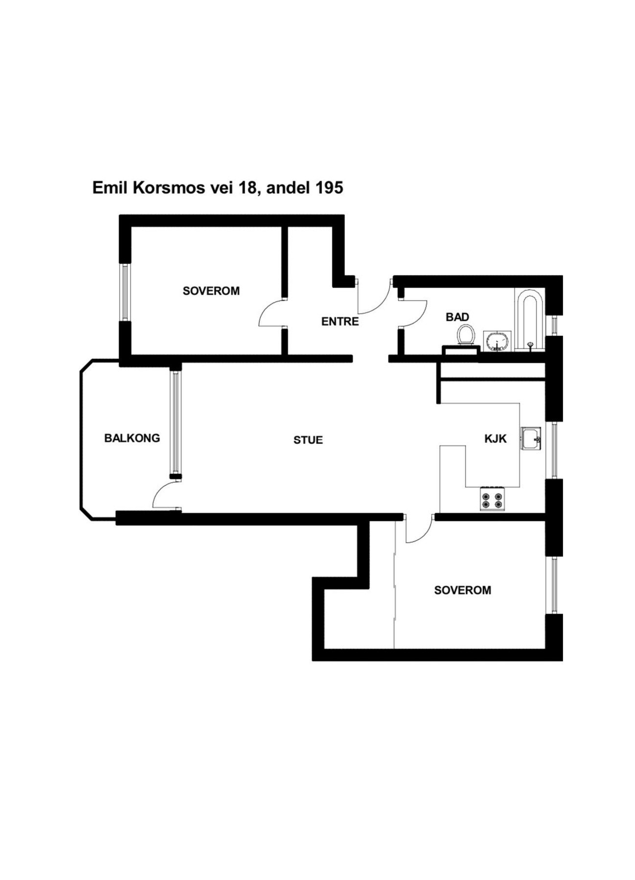 Planskisse. Galleribilde