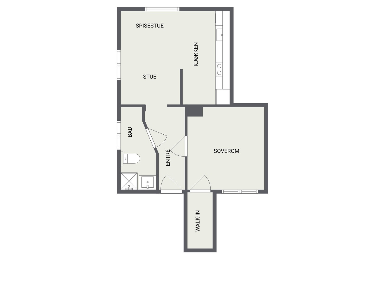 Plantegning Galleribilde