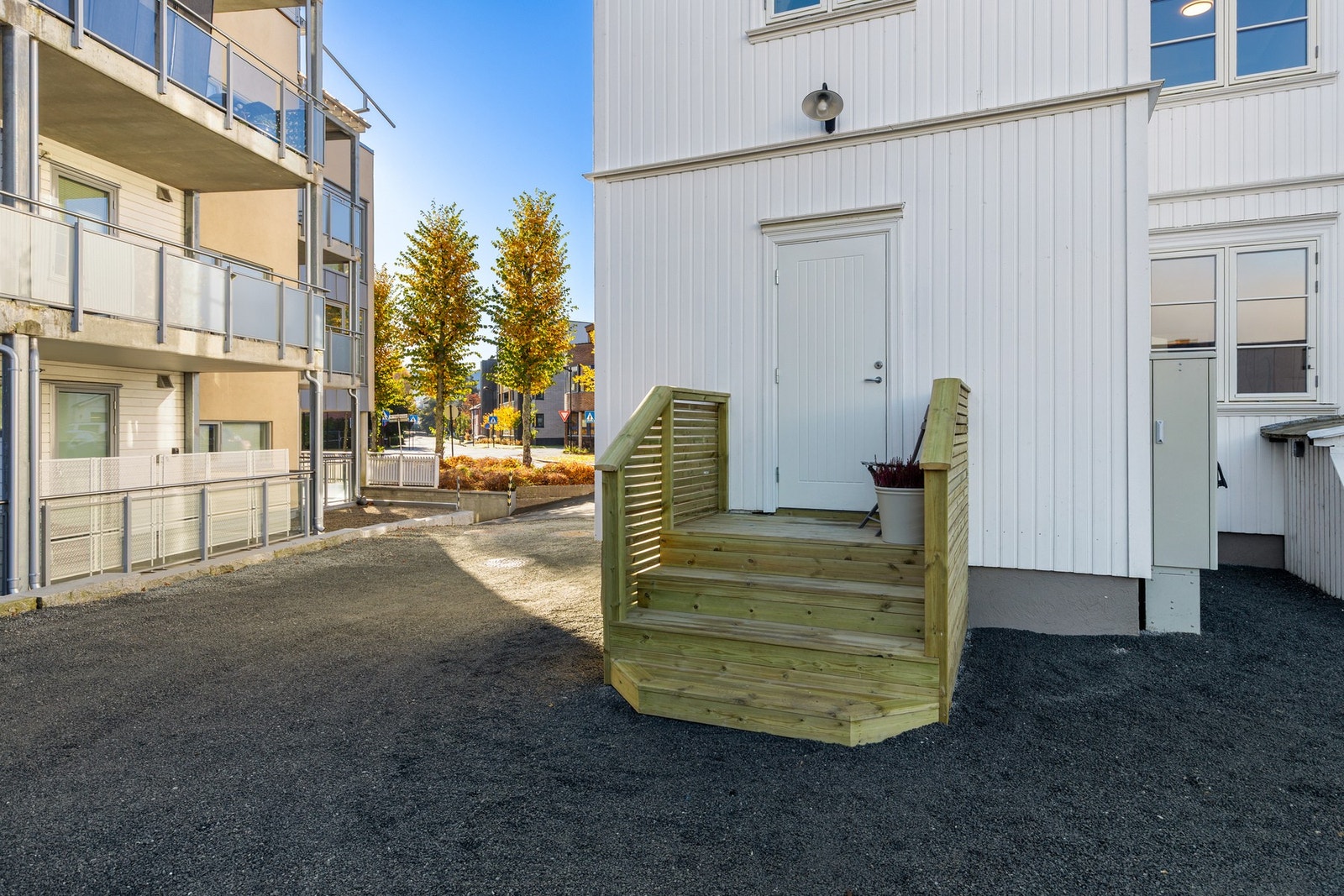 Hyggelig inngangsparti Galleribilde