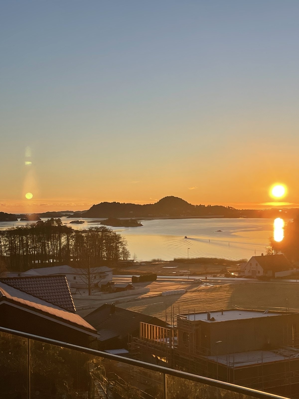 Selgers private bilde, nydelig solnedgang i desember Galleribilde