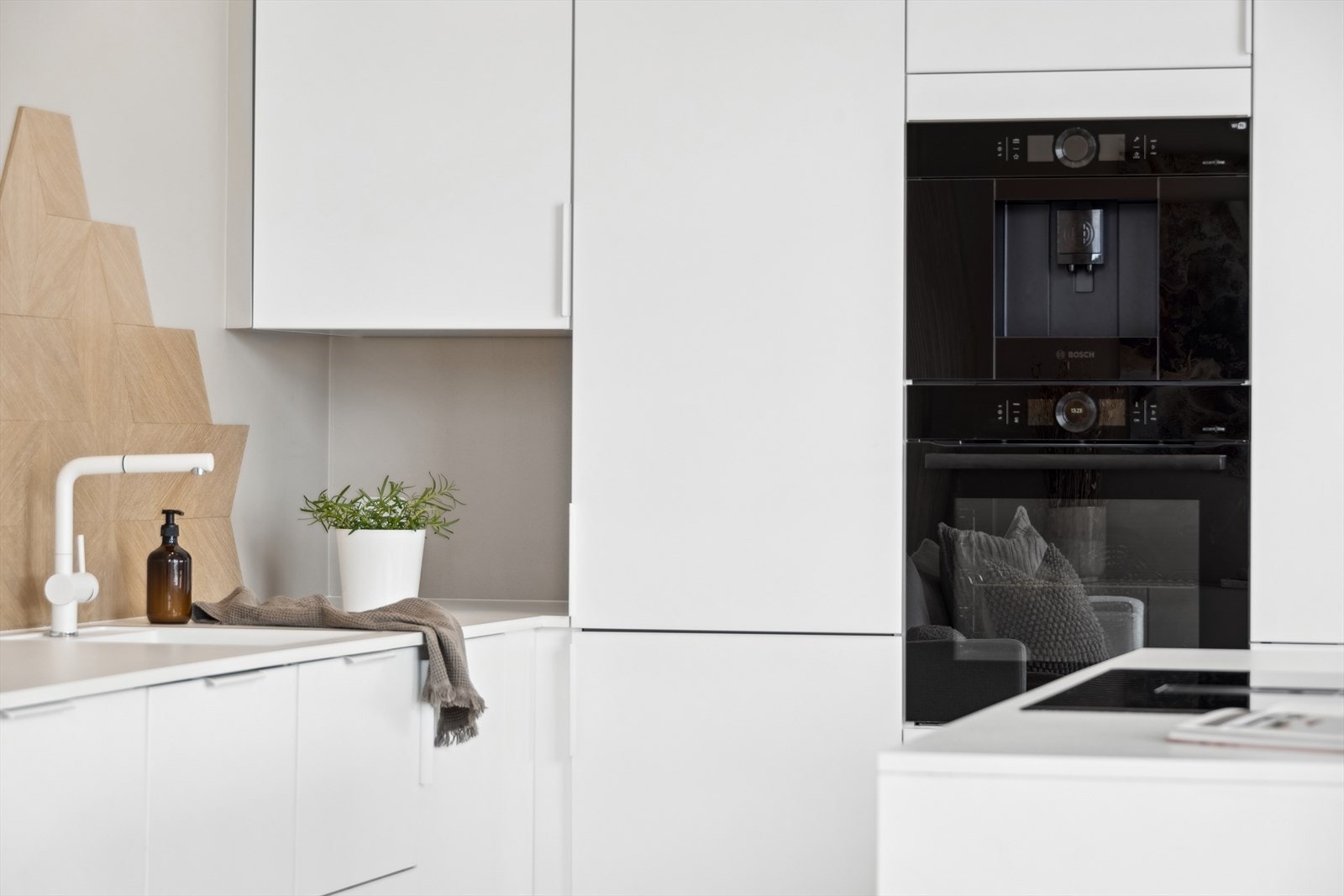 Integrerte hvitevarer fra Bosch. Galleribilde