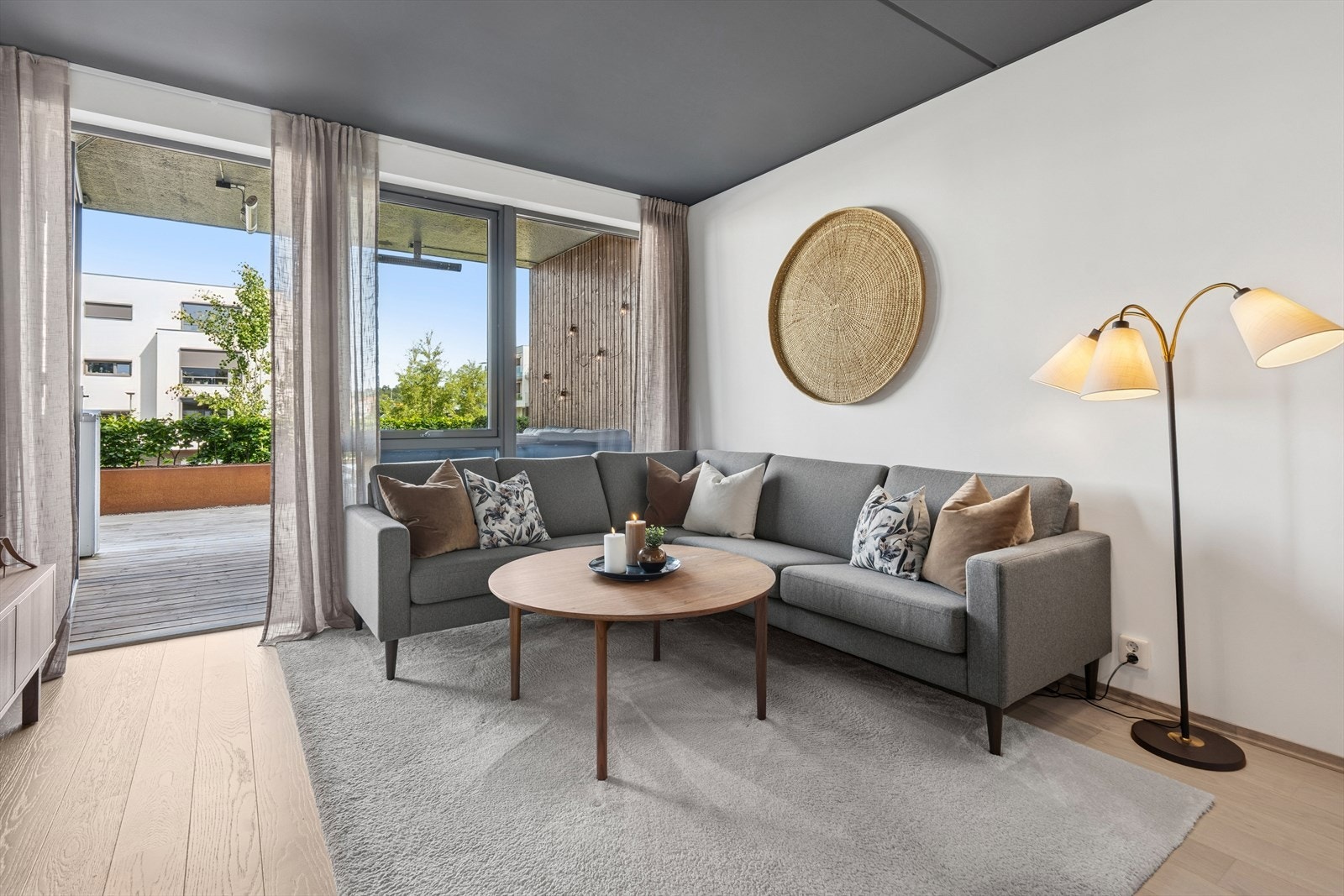 Leiligheten måler hele 87 kvm og har en fin og arealeffektiv planløsning. Galleribilde