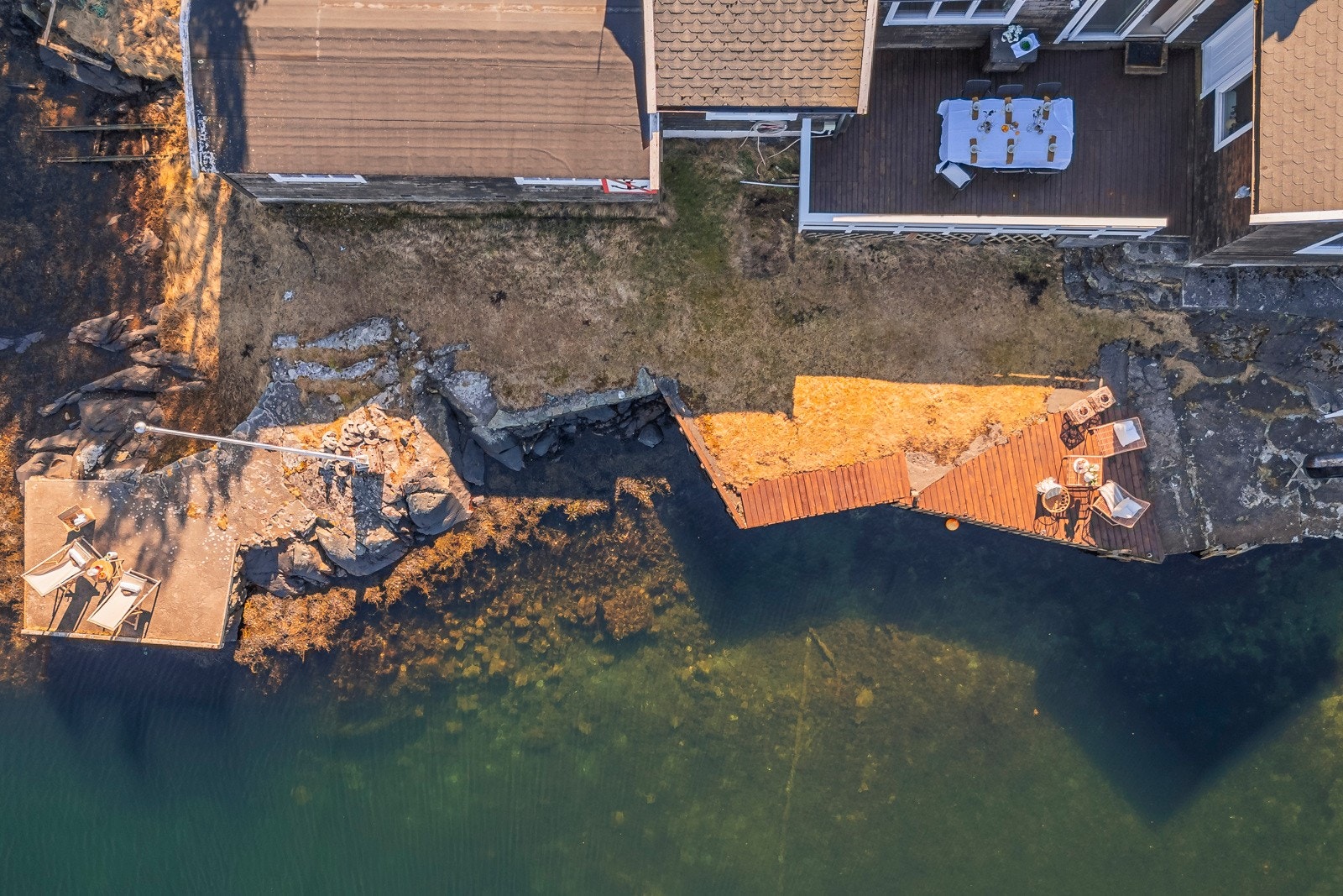 - Oversikt over bryggeområdet i dag - Galleribilde