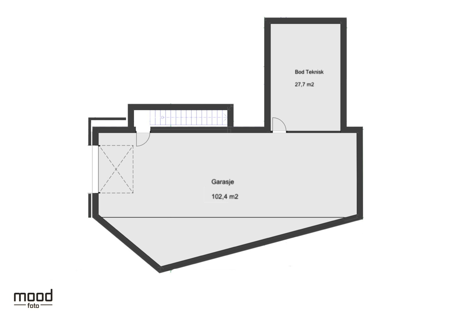 - Plantegning underetasje garasje - Galleribilde