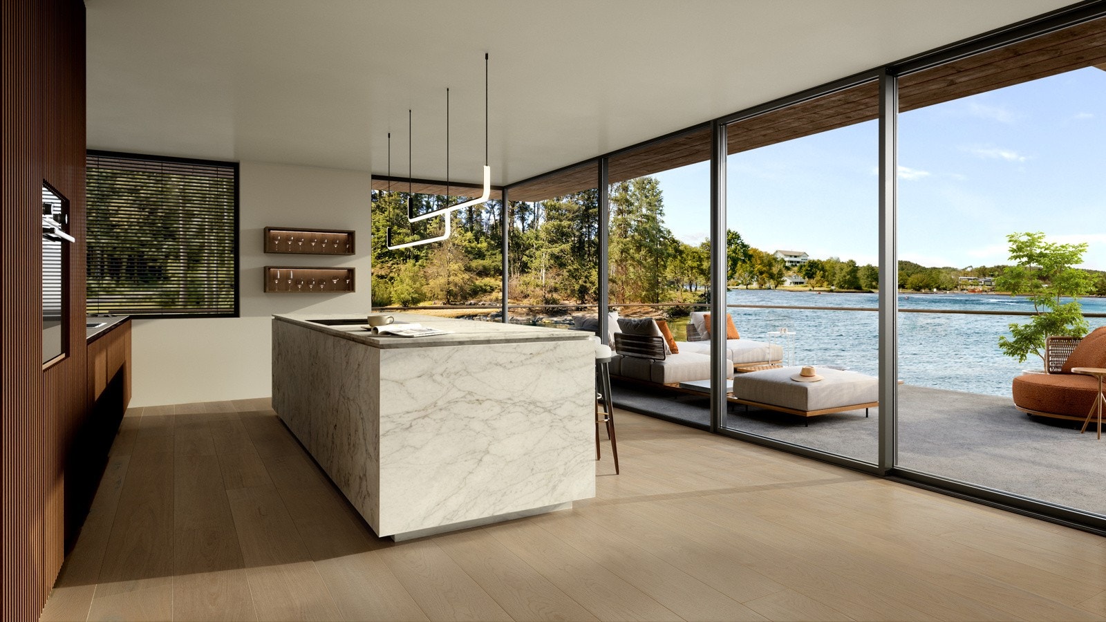 - Her er det bare å drømme seg bort i de vakre omgivelsene og begynne planlegging av ny bolig - Galleribilde