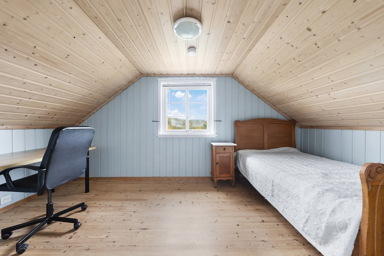 Loftrom brukt som soverom nr 6 Galleribilde