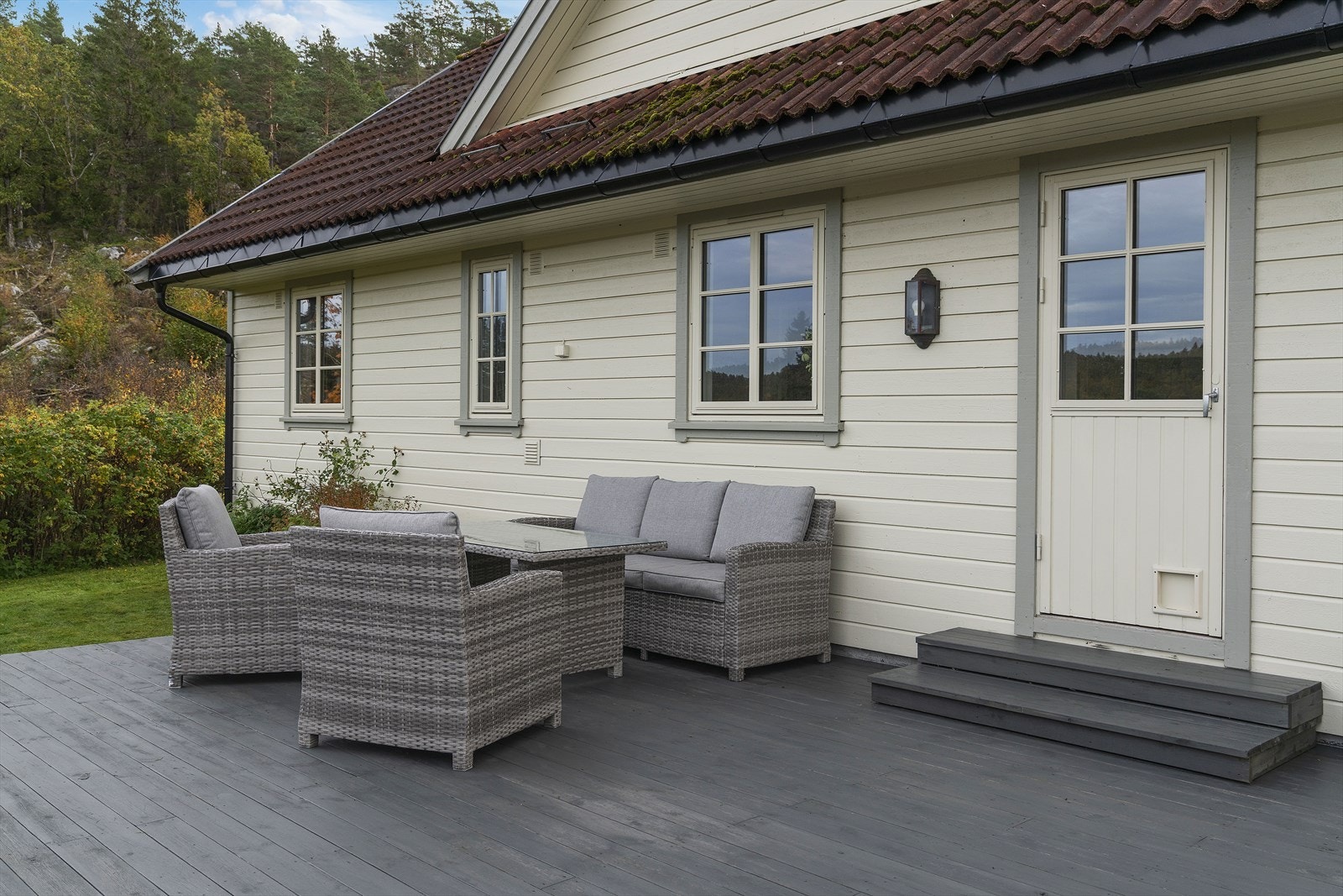 Nordvestvendt terrasse Galleribilde