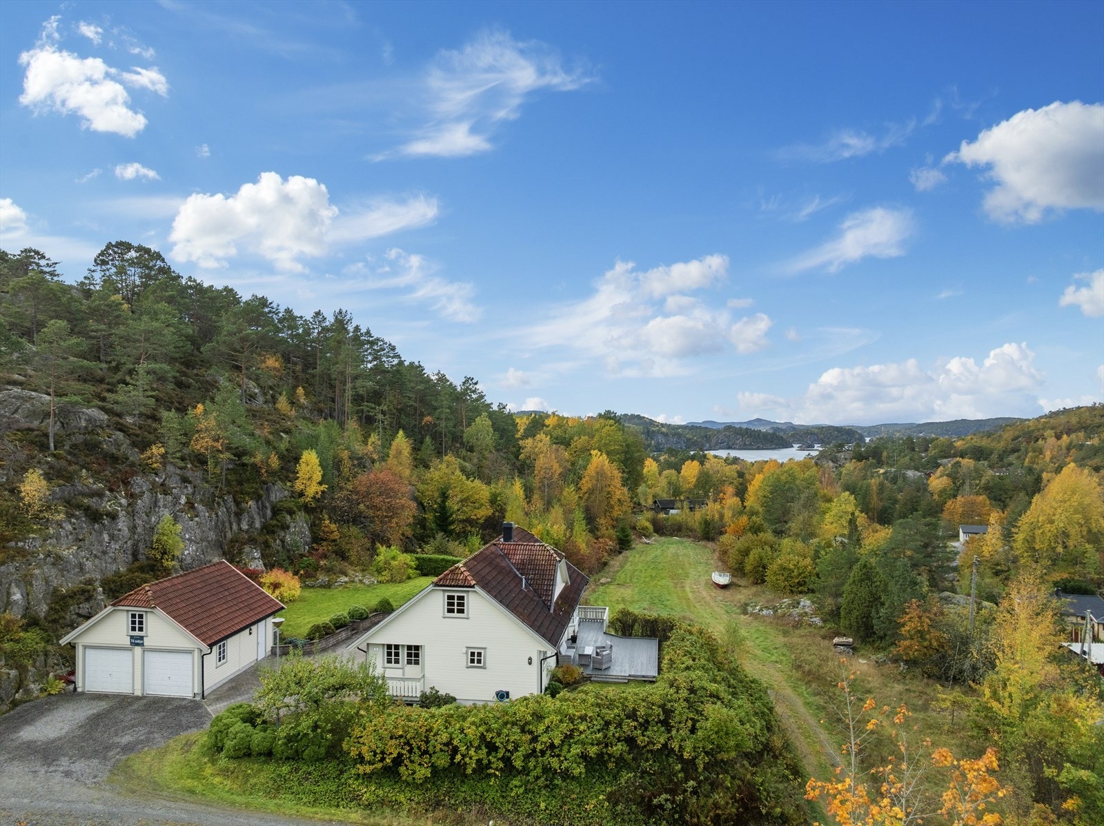 Tilbaketrukken beliggenhet med gode solforhold Galleribilde