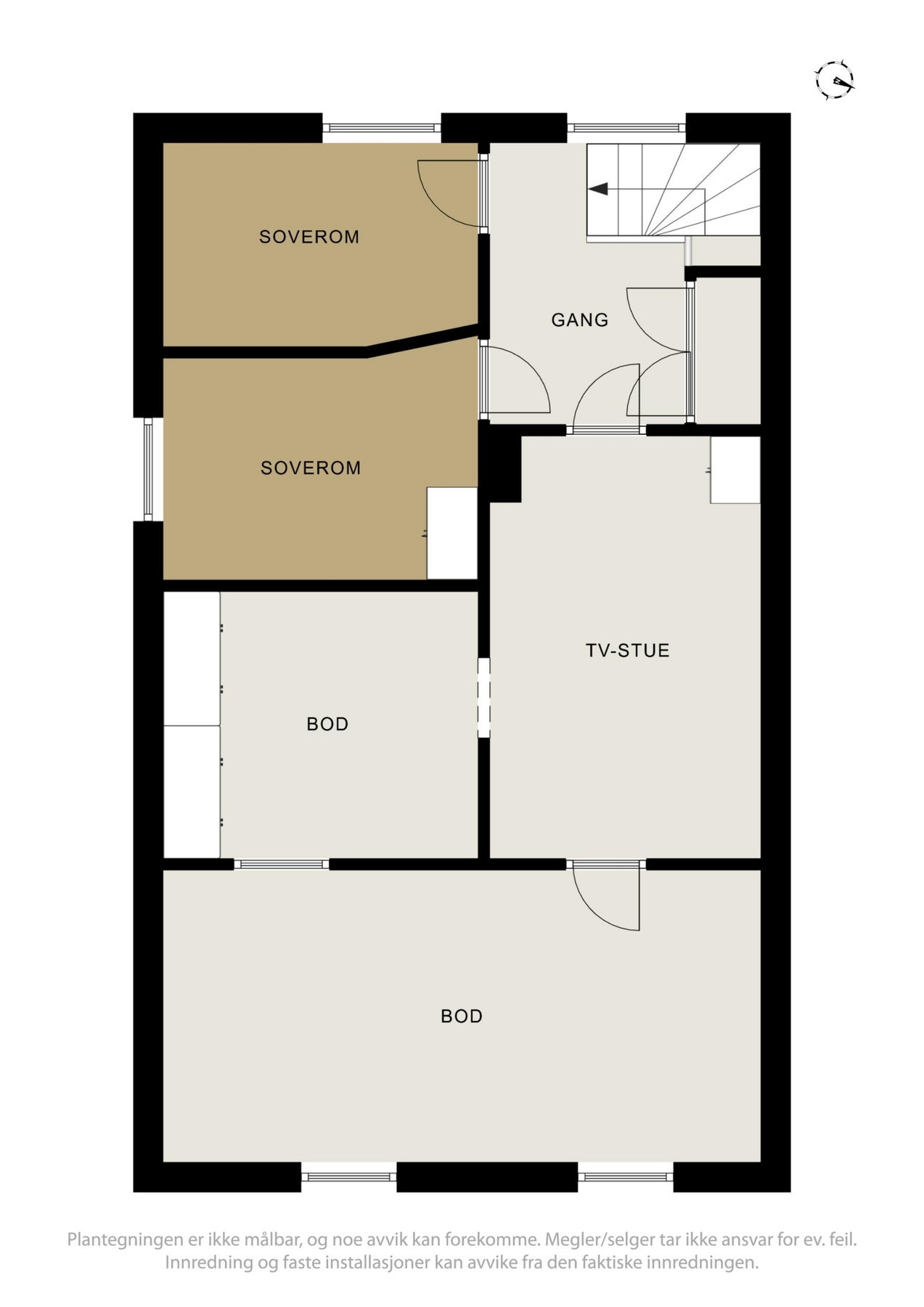 Plantegning 2.etasje Galleribilde