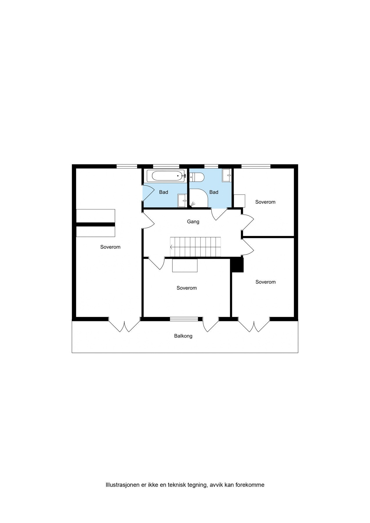 Plantegning - 2.Etasje Galleribilde