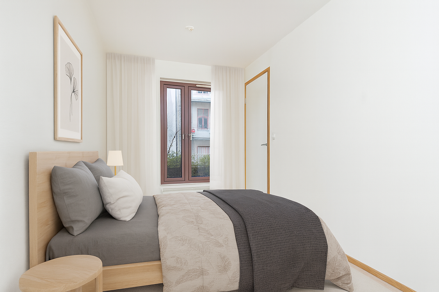 Digitalt stylet soverom Galleribilde