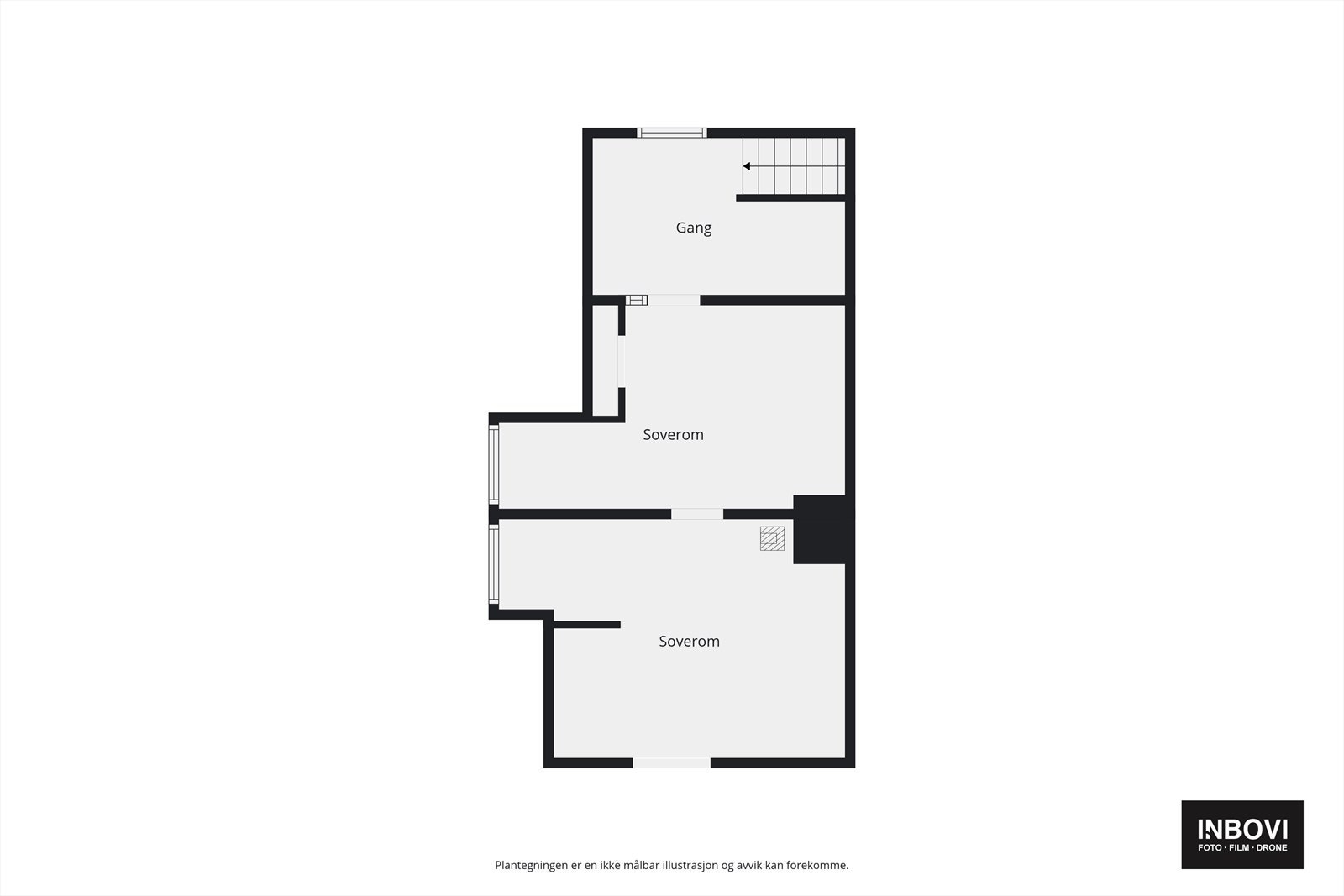 Plantegning 2. etasje Galleribilde