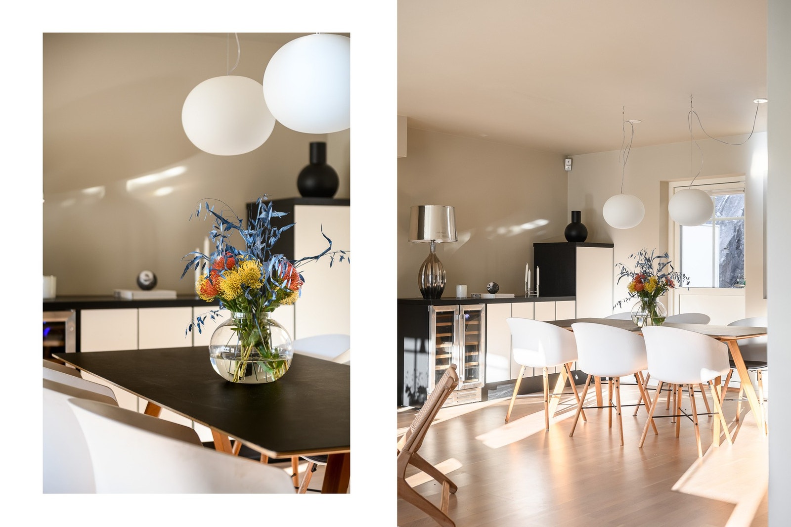 God plass til middagsgjester. Galleribilde