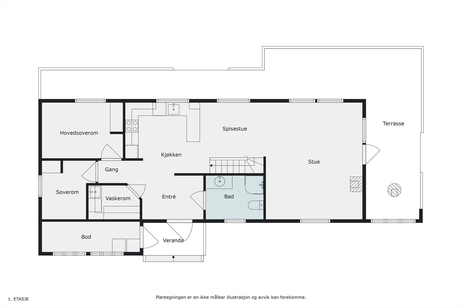 Plantegning Galleribilde