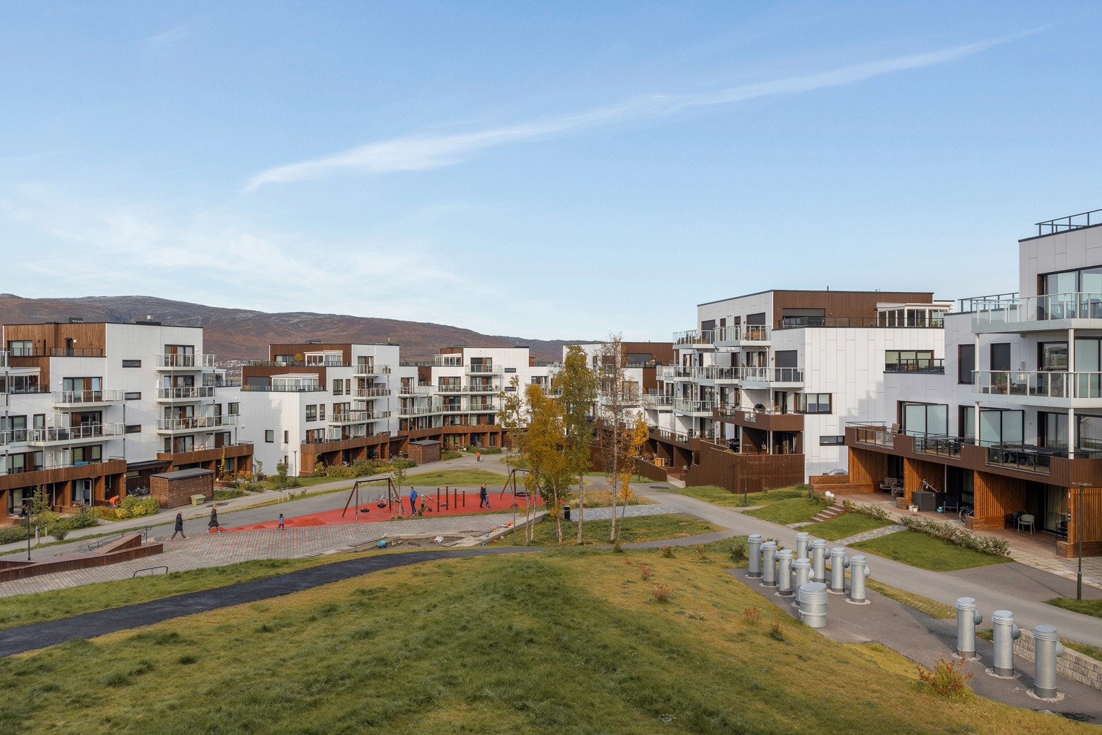 Utsikt fra balkong i 2. etasje Galleribilde