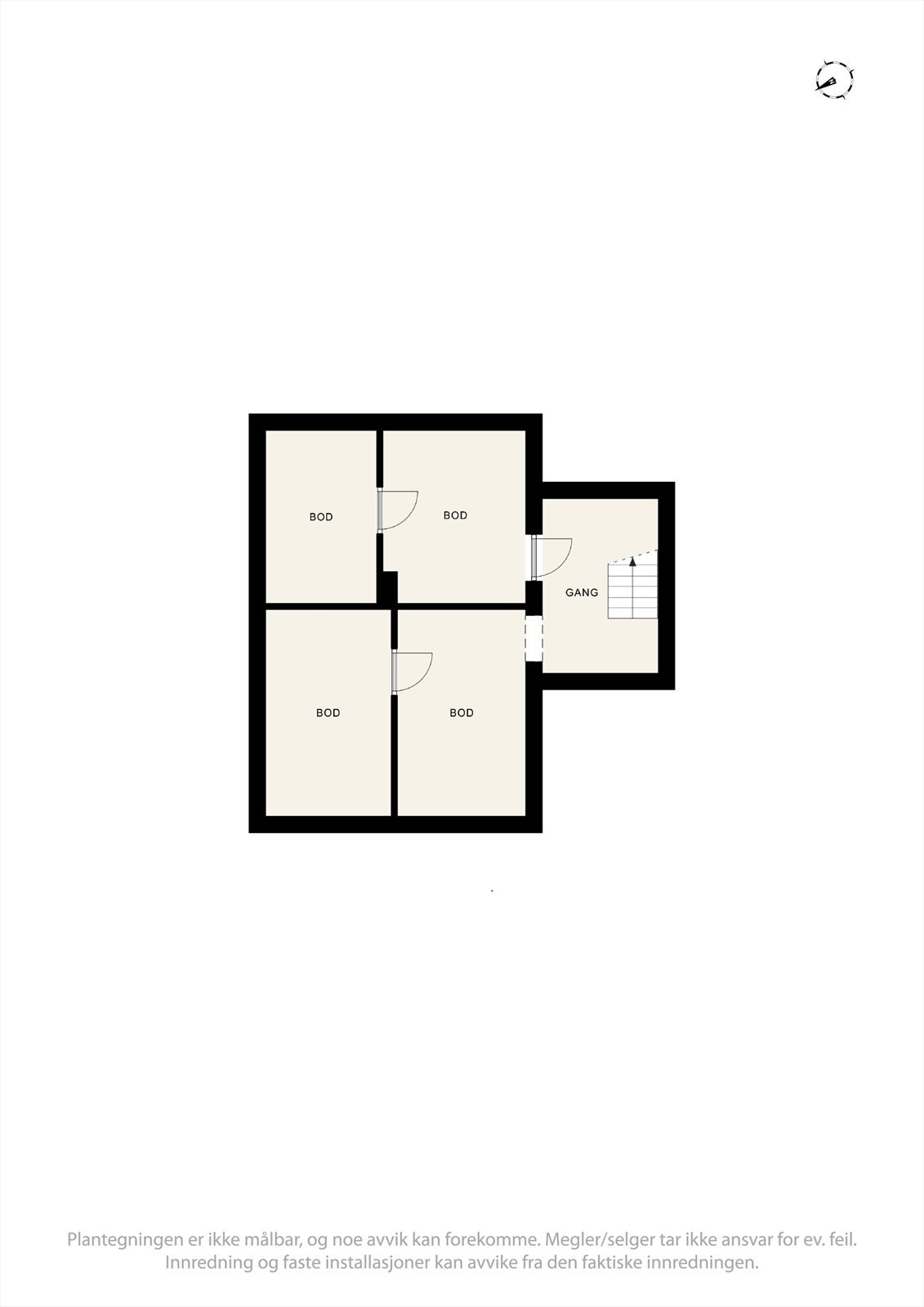 Plantegning kjeller Galleribilde