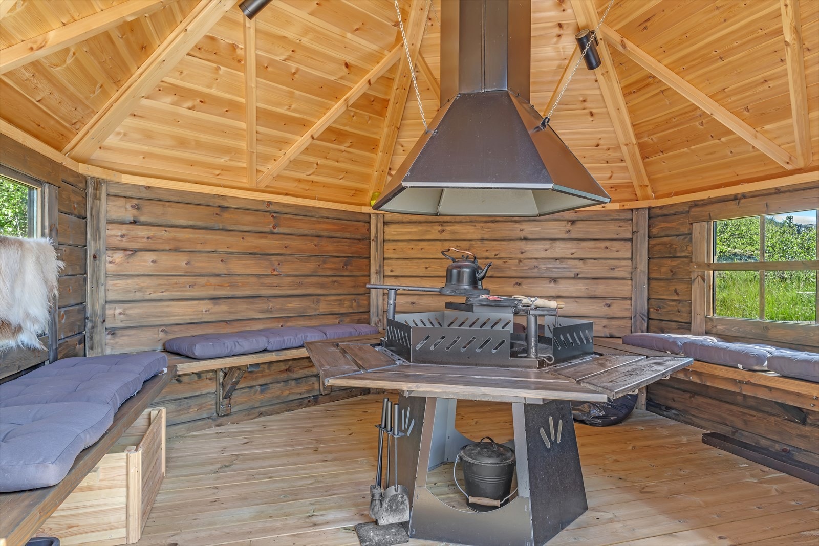 - Her kan man invitere venner og familie til hyggelige grillmiddager - Galleribilde